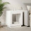 VidaXL vidaXL Side Table White 60 x 40 x 65 cm Engineered Wood 1