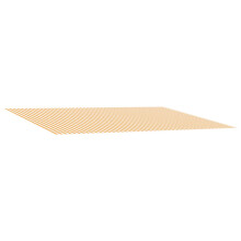 vidaXL Markisenersatzstoff Gelb und Weiß 250 x 200 cm Polyester