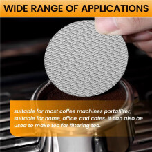 51mm Contact Shower Screen Puck Screen Filter Mesh for Expresso Portafilter Coffee Machine Universally Used