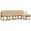 VidaXL vidaXL Outdoor-Sofagarnitur 5 stk. Weiß und Beige 2