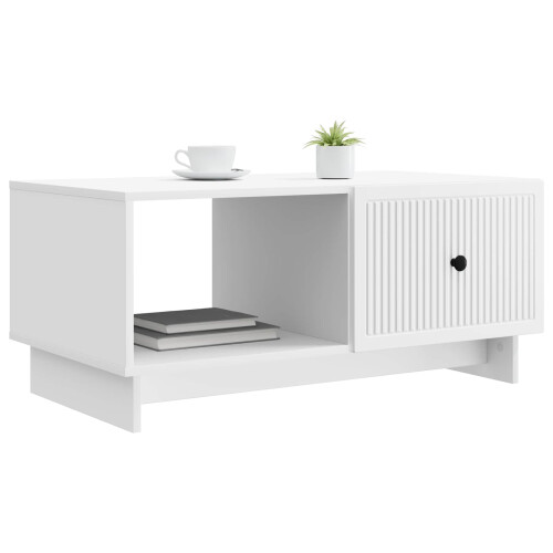VidaXL vidaXL Coffee Table White 90 x 50 x 40 cm Engineered Wood 1