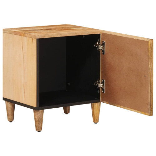 VidaXL vidaXL Bedside Table Brown 40 x 33.5 x 46 cm Solid Mango Wood 1