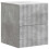 VidaXL vidaXL Wall-Mounted Bedside Cabinet with Drawer 2 pcs Concrete Grey 5