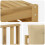 VidaXL vidaXL Outdoor-Sofagarnitur 6 stk. Weiß und Beige Polyester 6
