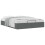 VidaXL vidaXL Ottoman Bed Frame Dark Grey Queen Size Fabric 3