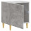 VidaXL vidaXL Bedside Table 2 pcs Concrete Grey 43 x 34.5 x 50 cm 4