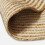 VidaXL vidaXL Area Rugs White Ø 180 cm Jute 4