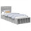 VidaXL vidaXL Bed Frame with Shelf Grey Sonoma 75 x 190 cm Engineered Wood 3