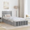 VidaXL vidaXL Bed Frame with Shelf Grey Sonoma 75 x 190 cm Engineered Wood 4