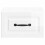 VidaXL vidaXL Wall-Mounted Bedside Cabinet with Drawer 2 pcs High Gloss White 6