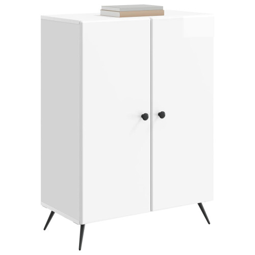 VidaXL vidaXL Sideboard High Gloss White 66 x 34.5 x 90 cm Engineered Wood 1