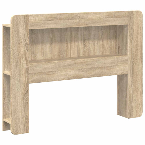 VidaXL vidaXL Headboard Cabinet with Storage Sonoma Oak Engineered Wood 1
