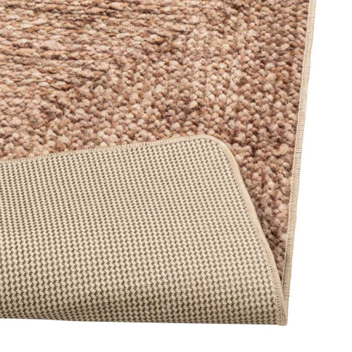 VidaXL vidaXL Rug Runner MARSA Yellow 80 x 450 cm Polyester and PVC 2