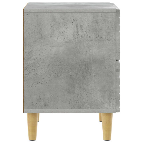 VidaXL vidaXL Bedside Table Concrete Grey 62 x 34.5 x 48 cm Engineered Wood 1