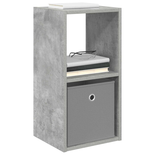 VidaXL vidaXL Bedside Table Concrete Grey 30.5 x 27 x 59.5 cm Engineered Wood 2