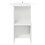 VidaXL vidaXL Side Table High Gloss White Ø 39.5 x 55 cm Engineered Wood 3