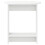 VidaXL vidaXL Side Table White 50 x 39,5 x 55 cm Engineered Wood 3