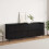 VidaXL vidaXL Sideboards 3 pcs Black Oak 5