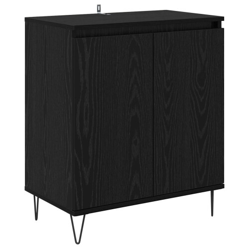 VidaXL vidaXL Sideboard Black Oak 60 x 35 x 70 cm Engineered Wood 1