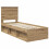 VidaXL vidaXL Bed Frame Artisian Oak 75 x 190 cm Solid Pine Wood 4
