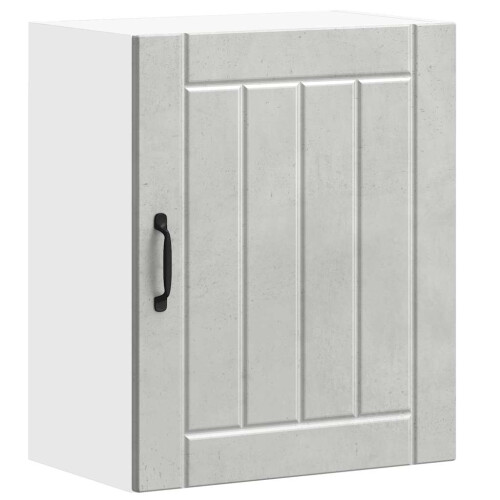 VidaXL vidaXL Kitchen Wall Cabinets 2 pcs Lucca Concrete Grey Engineered Wood 2