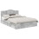 VidaXL vidaXL Storage Bed Concrete Grey 150 x 200 cm Engineered Wood 4