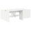 VidaXL vidaXL Bed Frame with Tunnel 3 pcs White and Red Engineered Wood 3