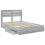 VidaXL vidaXL Storage Bed Grey Sonoma 150 x 200 cm Engineered Wood 5