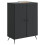 VidaXL vidaXL Sideboard Black 66 x 34.5 x 90 cm Engineered Wood 2
