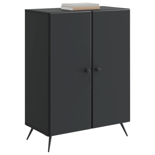 VidaXL vidaXL Sideboard Black 66 x 34.5 x 90 cm Engineered Wood 1