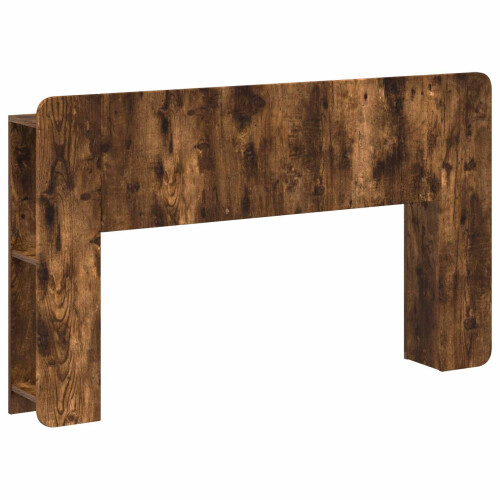 VidaXL vidaXL Headboard Cabinet with Storage Smoked Oak Engineered Wood 1