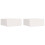 VidaXL vidaXL Bedside Table 2 pcs White 39 x 34 x 16.5 cm Solid pine wood 3