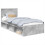 VidaXL vidaXL Bed Frame Concerte Grey 75 x 190 cm Engineered wood 2