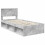 VidaXL vidaXL Bed Frame Concerte Grey 75 x 190 cm Engineered wood 4