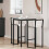 VidaXL vidaXL Bar Table White 70 x 70 x 105 cm Solid Pine Wood 1
