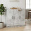 VidaXL vidaXL Sideboard Concrete Grey 89 x 34.5 x 77 cm Engineered Wood 1