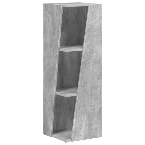 VidaXL vidaXL Side Shelf Concrete Grey 33 x 32 x 100.5 cm Engineered Wood 1