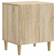 vidaXL Bedside Cabinet Sonoma Oak 43 x 34.5 x 50 cm Engineered Wood