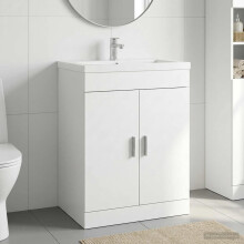 vidaXL Bathroom Under Sink Cabinet White 78.5 x 37.5 x 81 cm