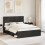 VidaXL vidaXL Bed Frame with Storage and Headboard Black 135 x 190 cm 1