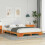 VidaXL vidaXL Bed Frame Brown 140 x 220 cm Solid Pine Wood 1