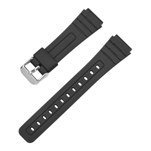 Uhrenarmband, 18 mm Anstoßbreite - Schwarz
