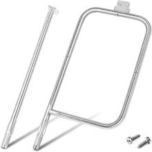 Tube de brûleur en acier inoxydable compatible avec Weber Q Series - Ajustement exact 61x29.5x3.5 pour Q300 Q320 Q3000 Q3200