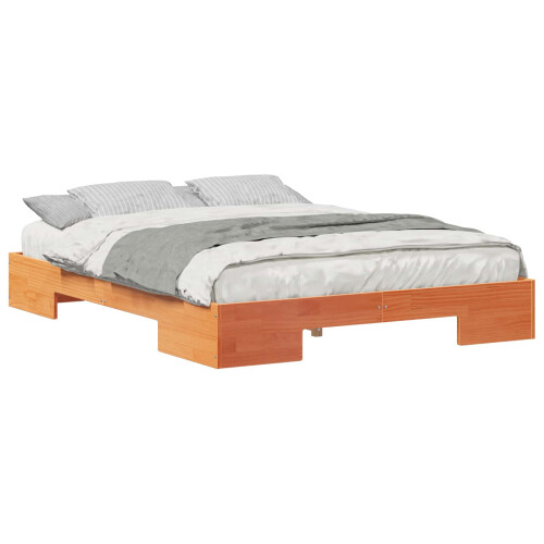 VidaXL vidaXL Bed Frame Brown 150 x 200 cm 2