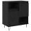 VidaXL vidaXL Sideboard 2 pcs Black Oak 60 x 35 x 70 cm 5