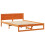 VidaXL vidaXL Bed Frame with Headboard Wax Brown 140 x 200 cm Solid Pine Wood 5