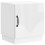 VidaXL vidaXL Bedside Table High Gloss White 43 x 34.5 x 47 cm 1