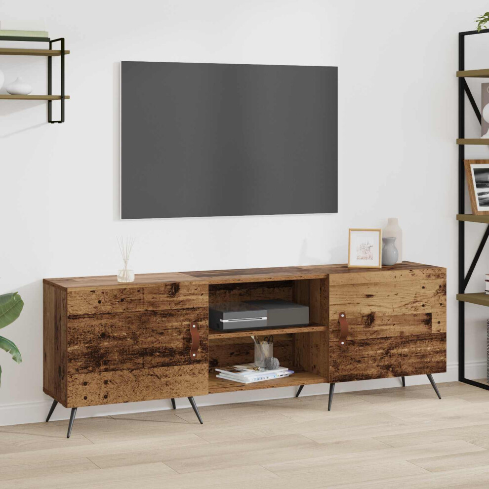 Vidaxl Tv Cabinet Old Wood 150 X 30 X 50 Cm Engineered Wood