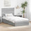 VidaXL vidaXL Storage Bed Grey Sonoma 100 x 200 cm Engineered Wood 1