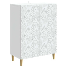 vidaXL Sideboard White 66 x 34.5 x 90 cm Engineered Wood